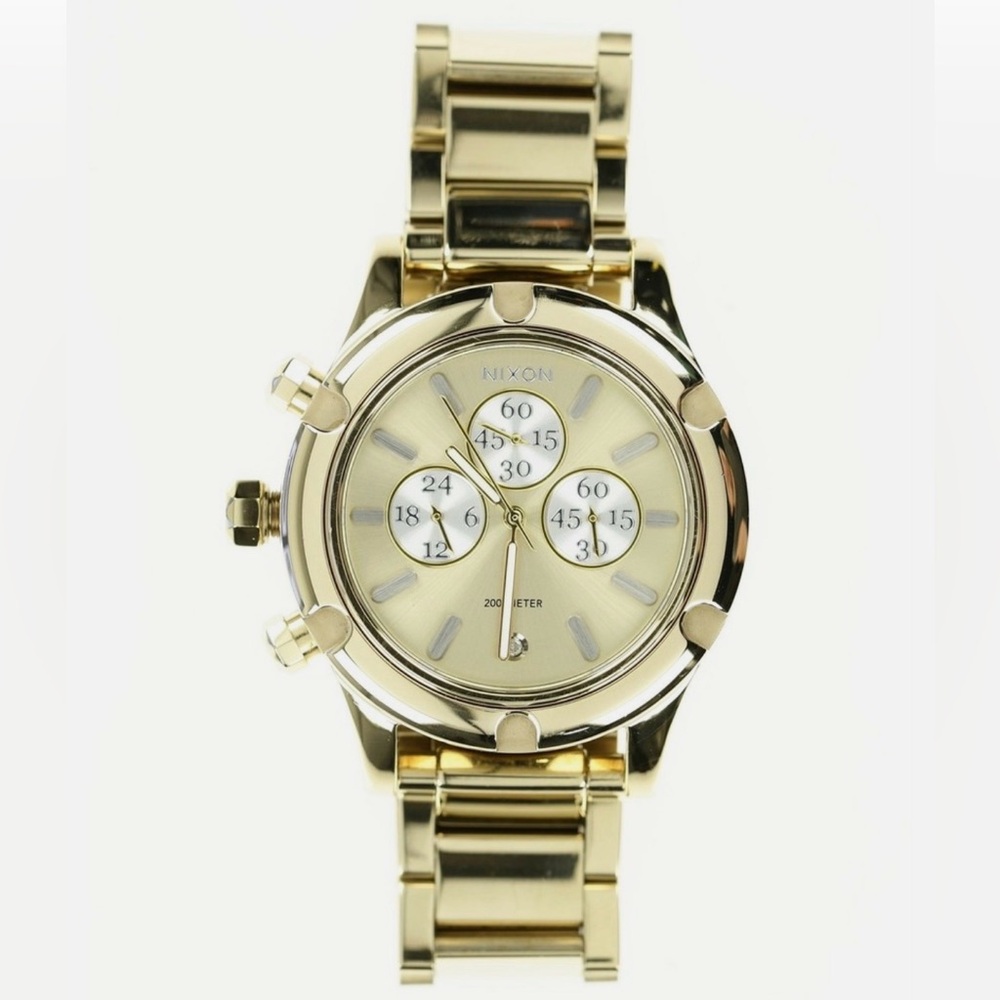Nixon Camden Chronograph Light Yellow Gold Women's Watch 09909